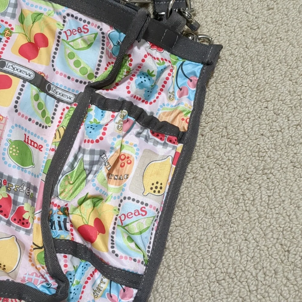 Worn Lesportsac diaper bag